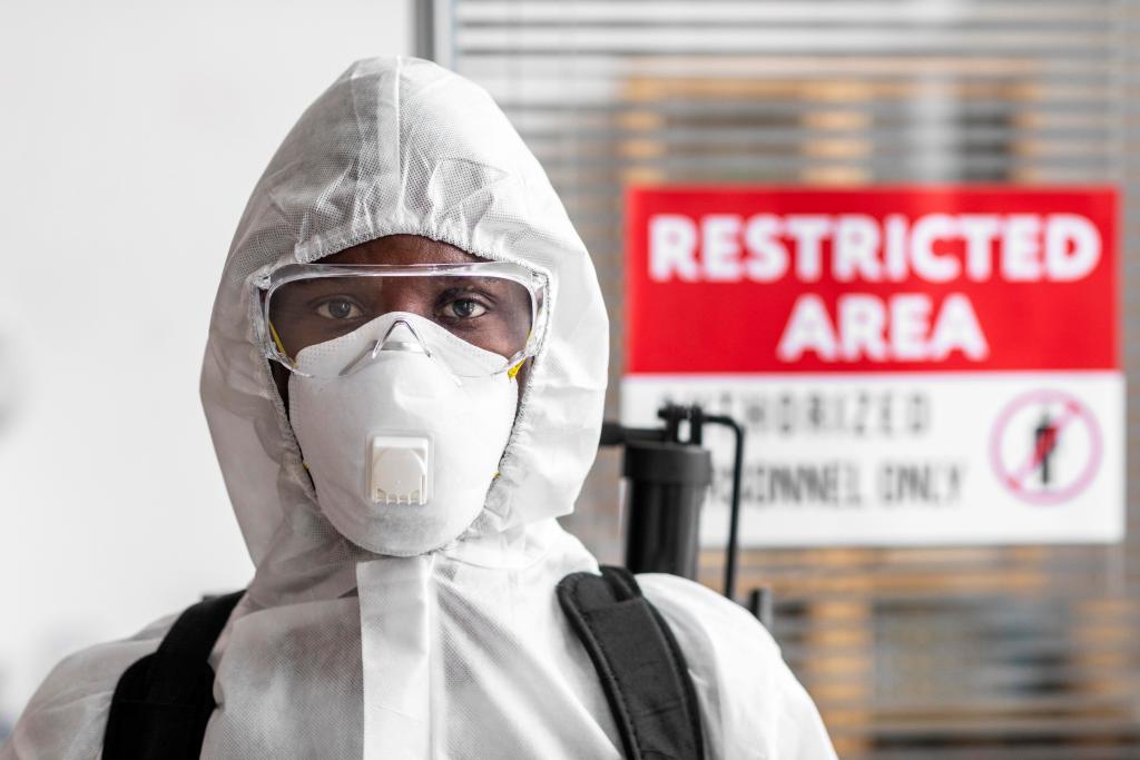 Portrait Person Protective Equipment