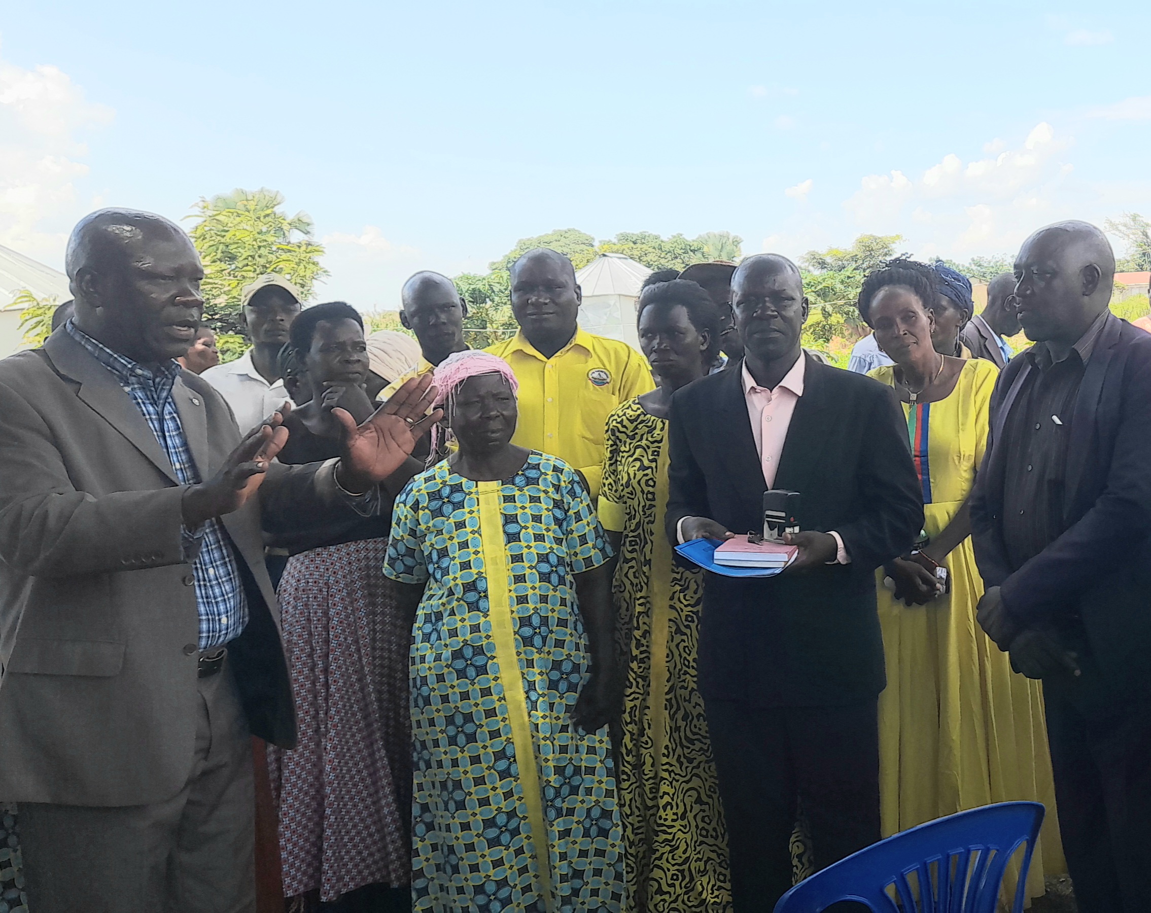 SAS Handing Over Office to Chairperson LC3 before CAO, Community and councilors